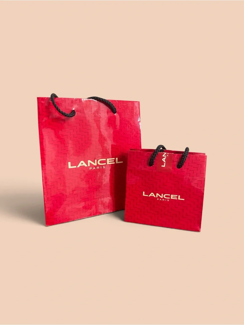 LANCEL Red Branded Tote Bag – Luxury Gift Tote